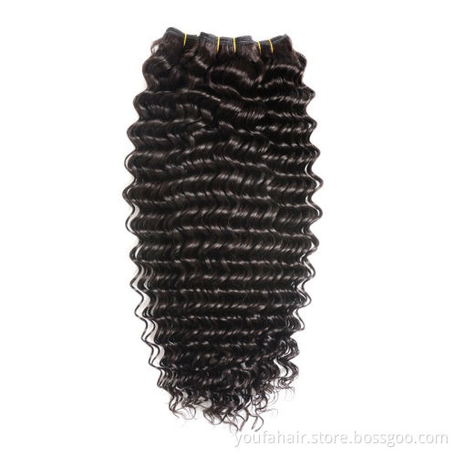 Free Sample 100% Mink Brazilian Virgin Loose Deep Wave Human Hair Bundles With Natural Color Remy Cuticle Aligned Hair Closure